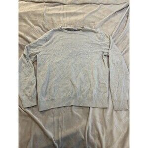 Amazon Essentials Men’s Off-White/cream Knit Pullover Sweater Size Medium